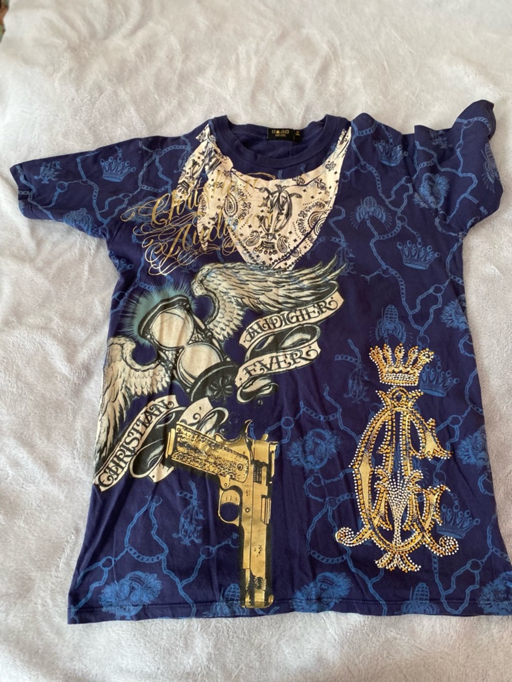 Christian Audigier graphic T-shirt